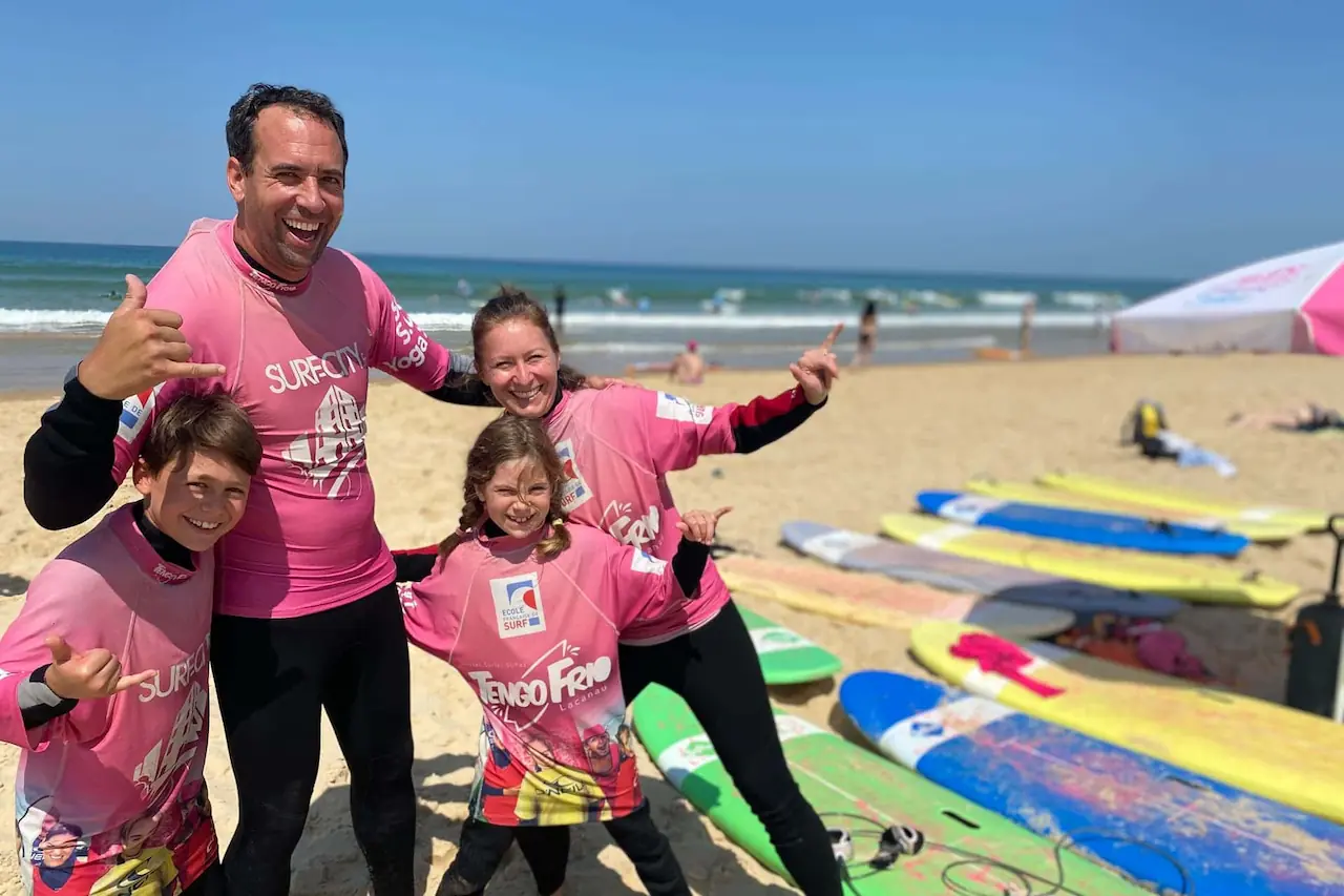 Family surf course